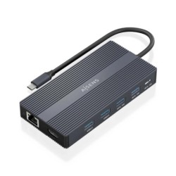 aisens usb-c dock 12 en 1 2xhdmi 1xdp rj45 4xusb