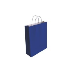 bismark bismark 329829 bolsa de papel azul  pack: 25 unidades