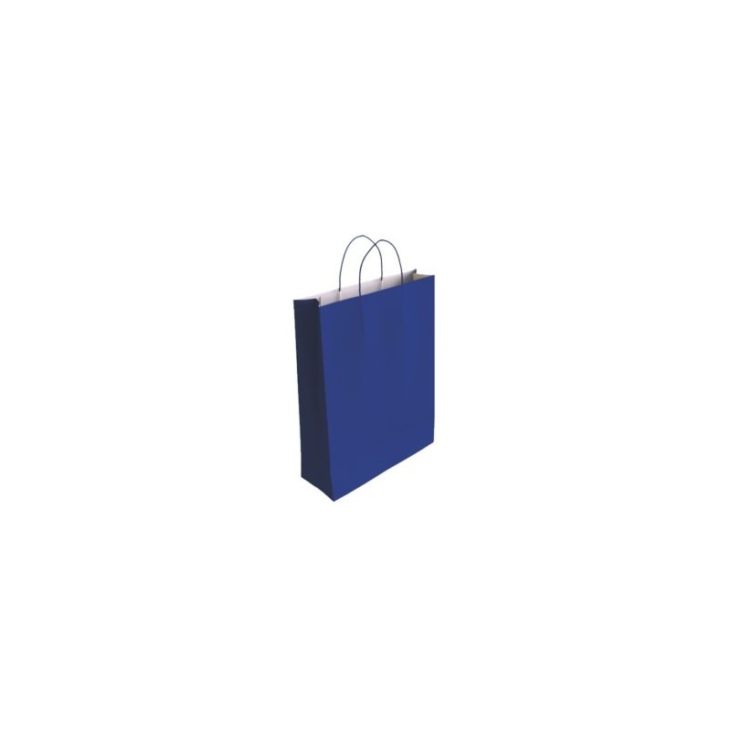 bismark bismark 329829 bolsa de papel azul  pack: 25 unidades