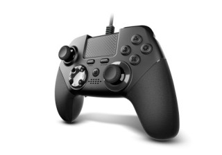 krom krom kaiser negro usb gamepad analogico/digital pc, playstation 4, playstation 3