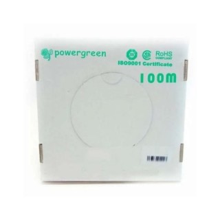 bobina de cable pepegreen cat6 100m 24awg gris cat 6 ftp rigido 100m red