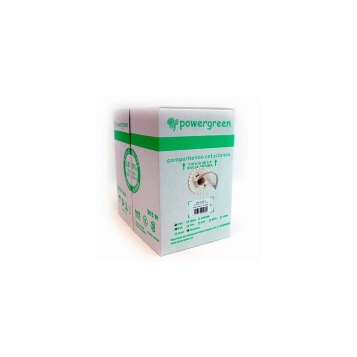 bobina de cable pepegreen cat5e 100m flexible 24awg cat 5e ftp flexible 100mhz 100mbps red