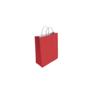 bismark bismark 329824 bolsa de papel rojo  pack: 25 unidades