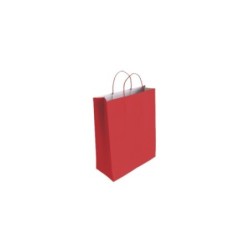 bismark bismark 329824 bolsa de papel rojo  pack: 25 unidades