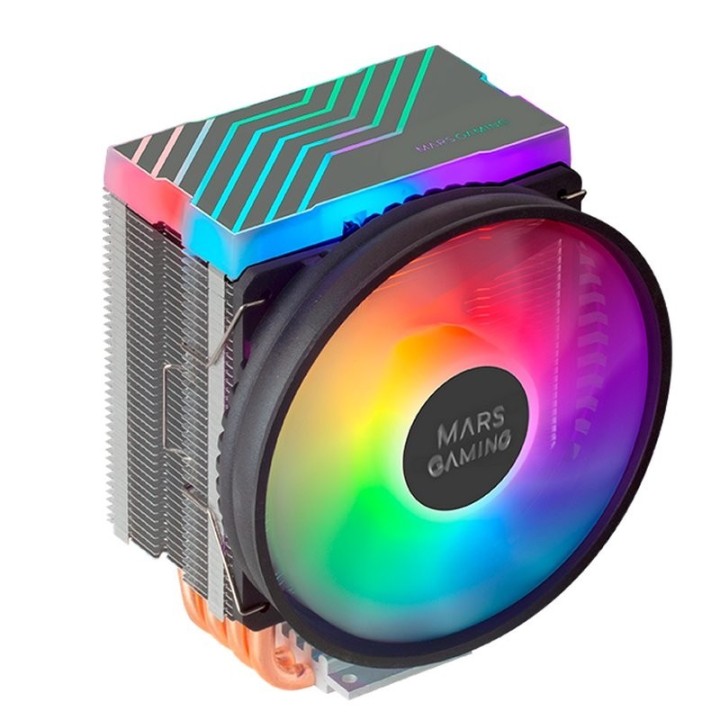 marsgaming ventilador mcpu44 dual argb silent 160w