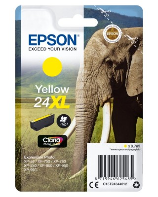 tinta epson 24xl amarillo
