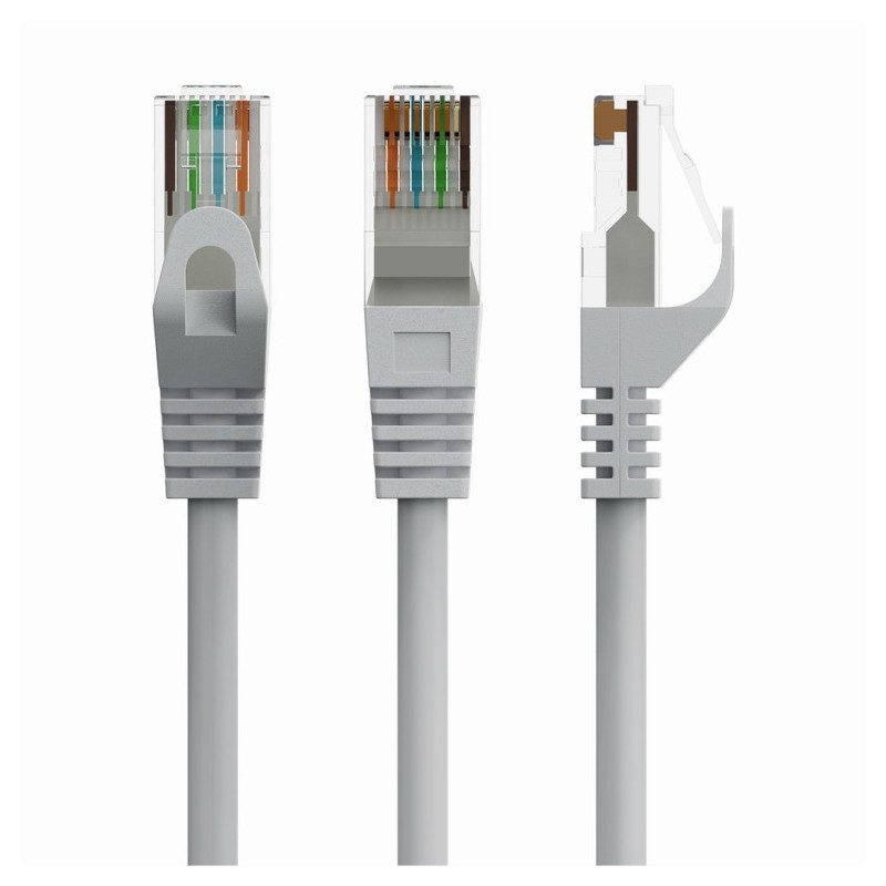 cable red gembird utp cat6 1,5m cobre gris