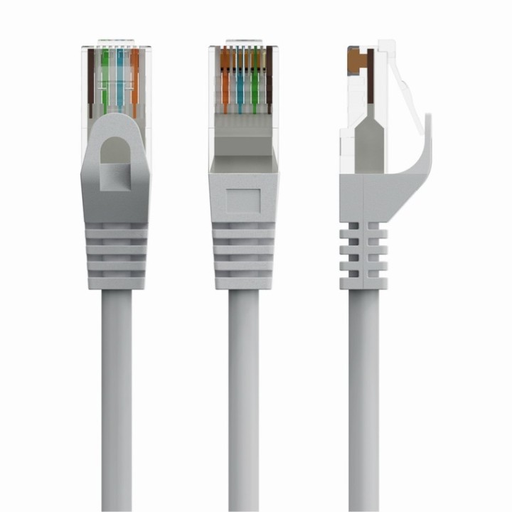 cable red gembird utp cat6 1,5m cobre gris