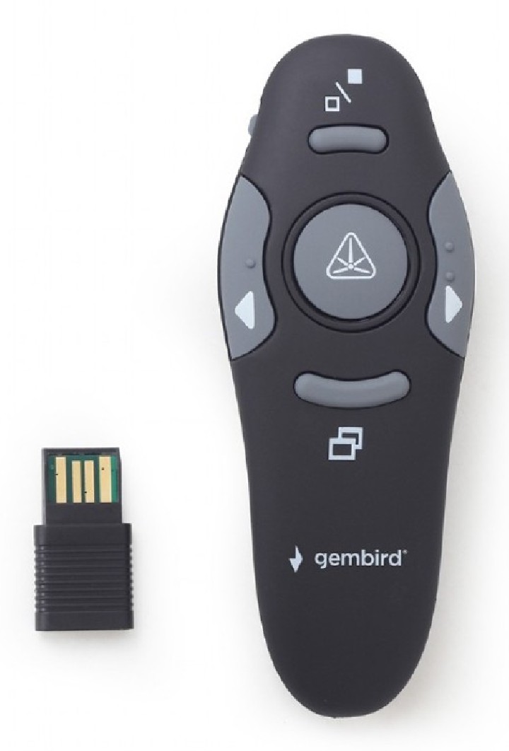 presentador inalambrico gembird con puntero laser wp-l-11
