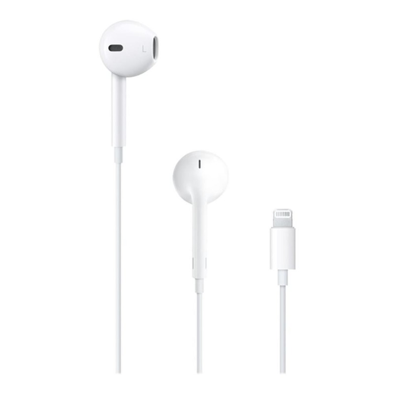 apple auriculares apple earpods lightning blanco
