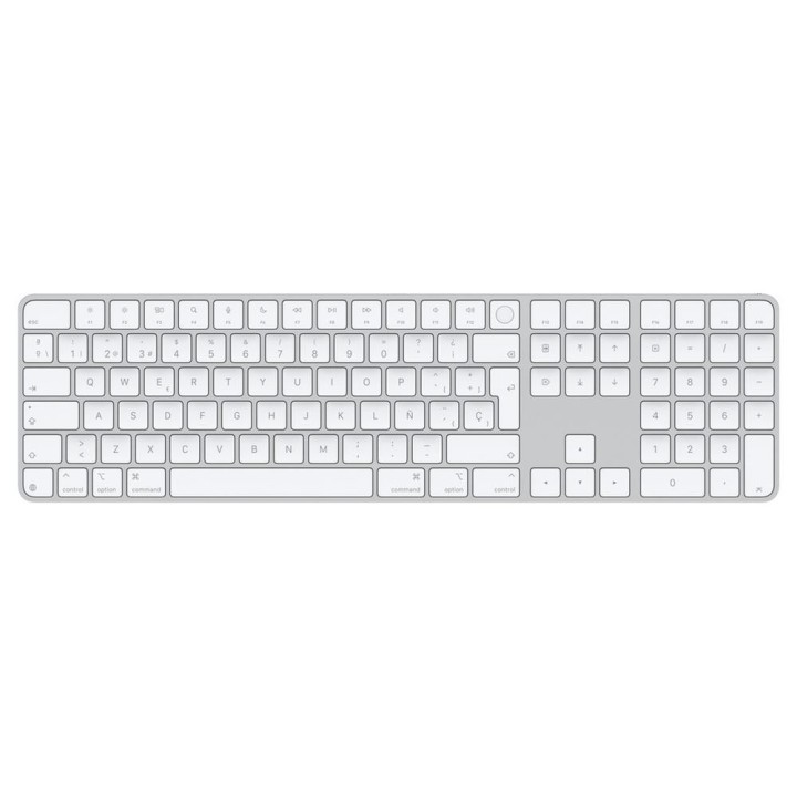 apple teclado apple magic keyboard inalambrico touch id + numerico