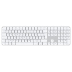 apple teclado apple magic keyboard inalambrico touch id + numerico