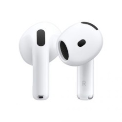 apple auriculares apple airpods 4 inalambrico blanco cancelacion de ruido