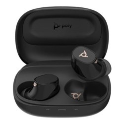 poly auriculares poly voyager free 20 inalambrico negro