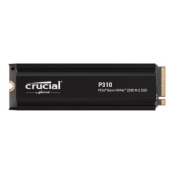 crucial disco duro interno solido ssd crucial p310 2tb m.2 nvme pci express 4.0 heatsink