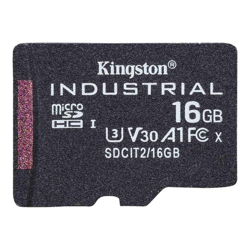 kingston tarjeta memoria sdhc 16gb kingston industrial uhs - i cl10