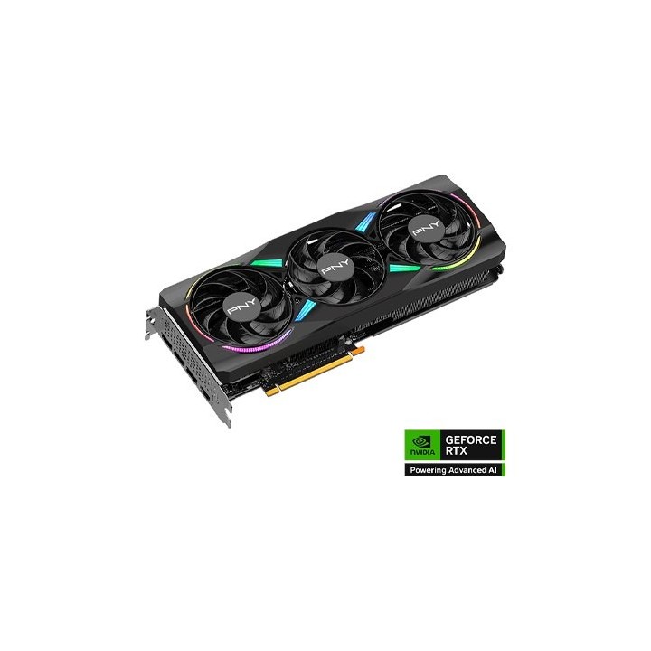 tarjeta grafica pny rtx 5070 12gb argb overclocked 3fan 3xdp 1xhdmi gddr7 dlss 4