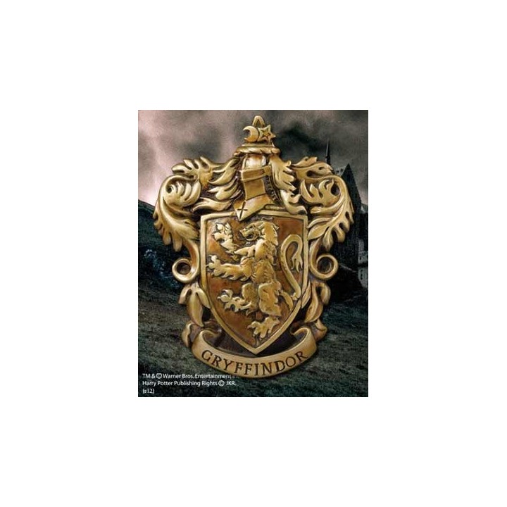 the noble collection escudo de pared the noble collection harry potter casa gryffindor resina 20 x 2