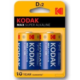 kodak blister pilas kodak alcalina max  d lr20 1.5v -  blister 2 pilas