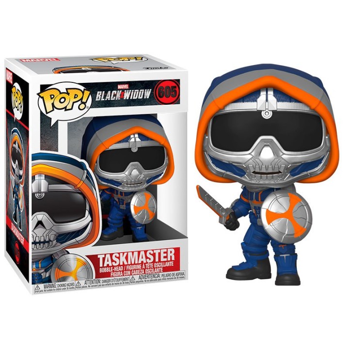 funko funko pop marvel viuda negra taskmaster escudo y espada 46684