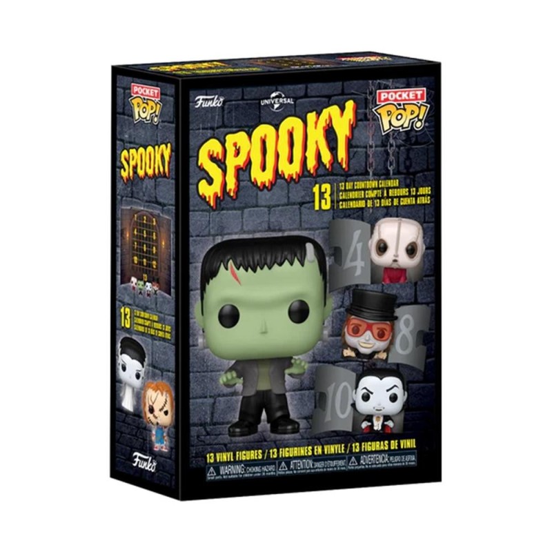 funko funko calendar spooky universal studios 13 - day countdown
