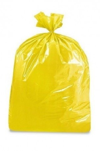 fortplast caja 30 rollos de 10 bolsas de basura fuertes 85x105 amarillo fortplas bb418