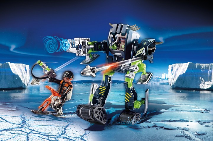 playmobil playmobil espias rebeldes del artico robot de hielo