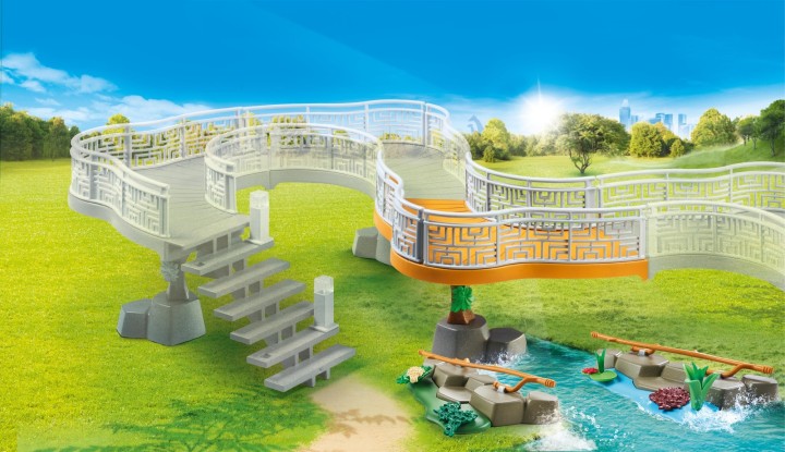 playmobil playmobil diversion en familia extension plataforma de observacion zoo