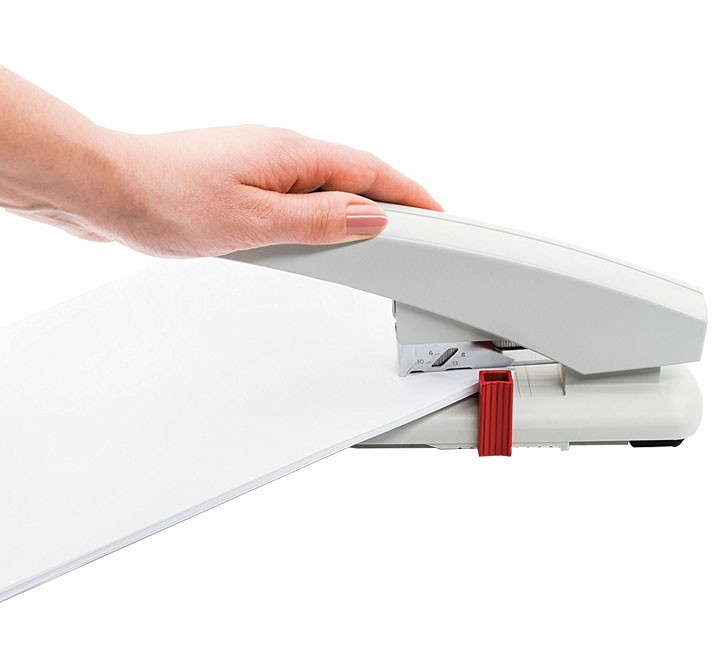 grapadora de gruesos novus 40/4 gris/negro