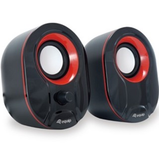 equip altavoces equip life 2.0 245332 negro y rojo