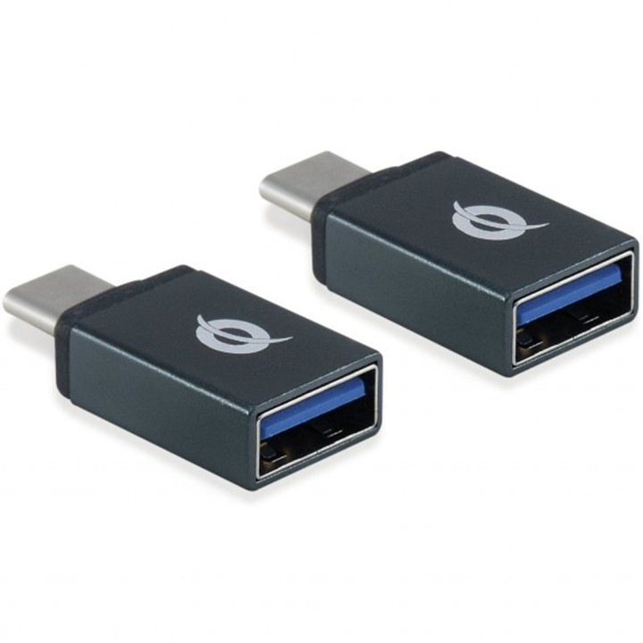 conceptronic kit adaptadores conceptronic usb tipo c 3.1 macho a usb a 3.1 hembra otg 5gb - s pack 2