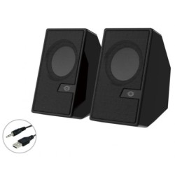 conceptronic altavoces conceptronic bjorn02b - 6w - negro