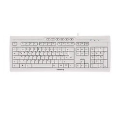 cherry teclado cherry stream 3.0 usb ultraplano blanco