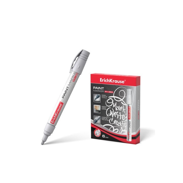 erich krause marcador de pintura blanco pt-350 erich krause 37293