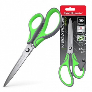 erich krause blister tijera megapolis ergo, 20 cm erich krause 45740