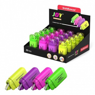 erich krause cinta correctora joy 5mm x 6m erich krause 53198  pack: 20 unidades