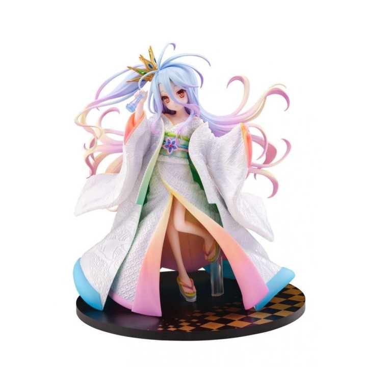 good smile company figura good smile company no game no life 1 - 7 scale shiro shiromuku 22.5cm
