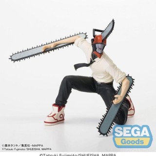 sega figura sega goods chainsaw man pm perching chainsaw man 13cm