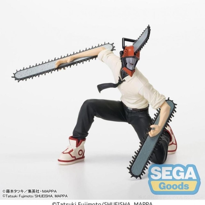 sega figura sega goods chainsaw man pm perching chainsaw man 13cm