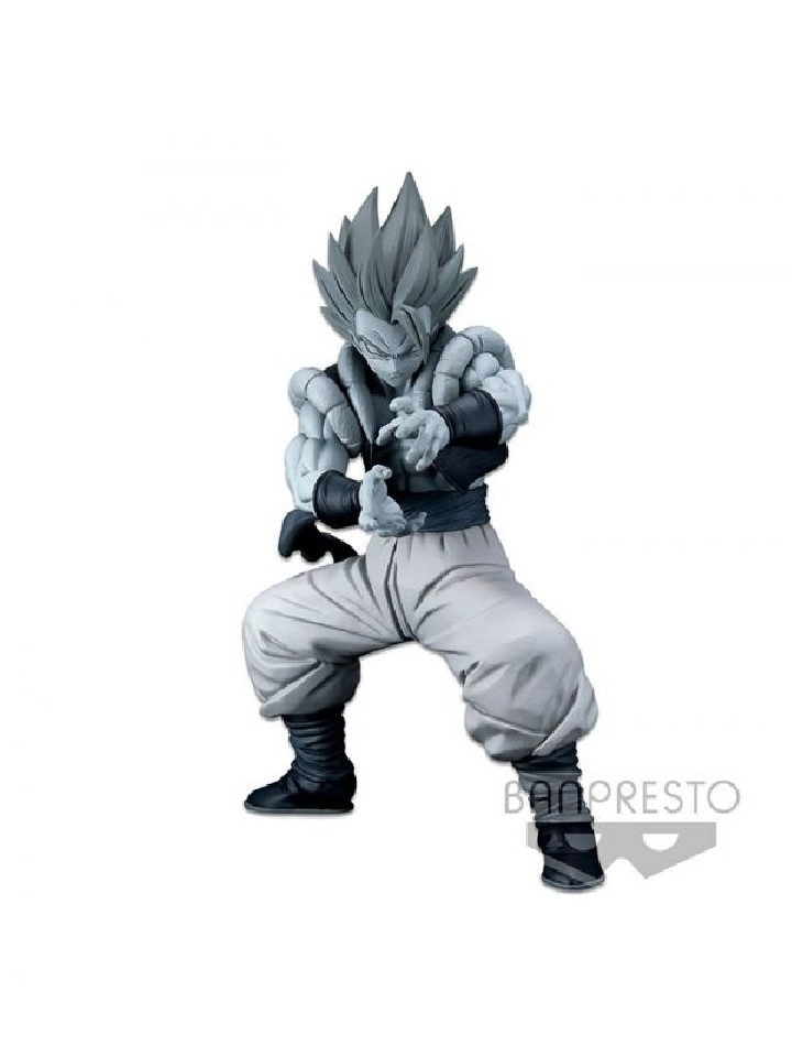 banpresto figura banpresto dragon ball super super saiyan blue gogeta tones blanco & negro master st