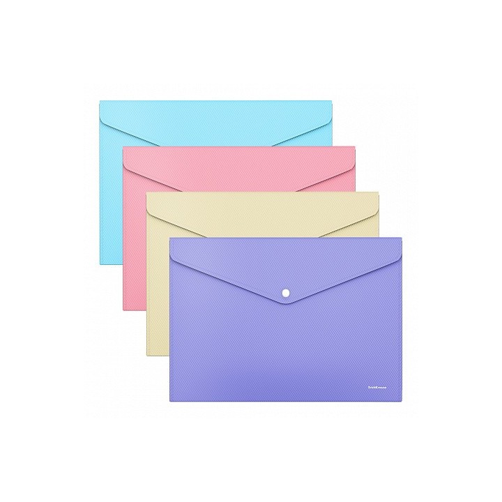 erich krause sobre broche polipropileno opaco a4 matt pastel colores surtidos erich krause 50322  pa