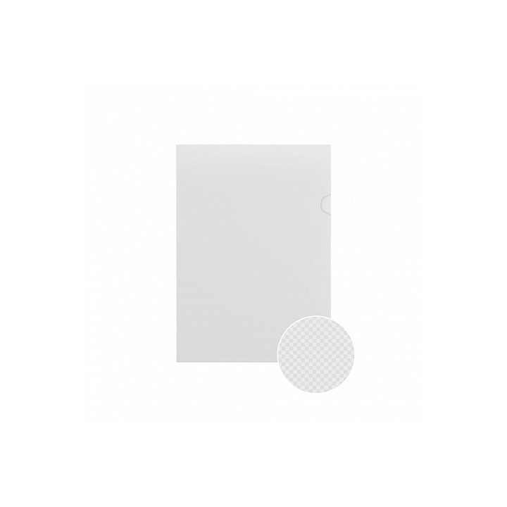 erich krause dossier unero glossy clear, a4, transparente erich krause 50151  pack: 12 unidades