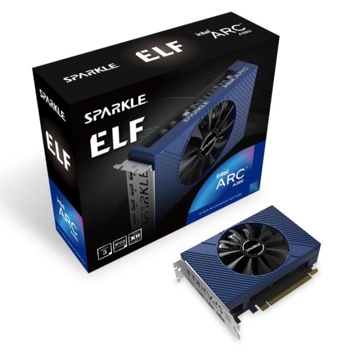sparkle vga intel arc a380 elf ed 6g ddr6 single f