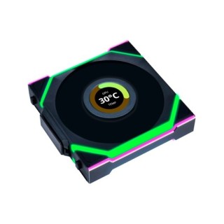 ventilador 120x120 lian li unifan sl wireless lcd bk rv 3 pack receiver wireless controller 1-3 sata