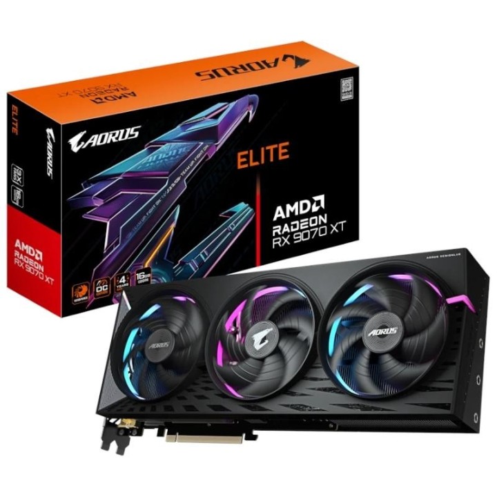 gigabyte vga amd rx 9070 xt aorus e 16gb