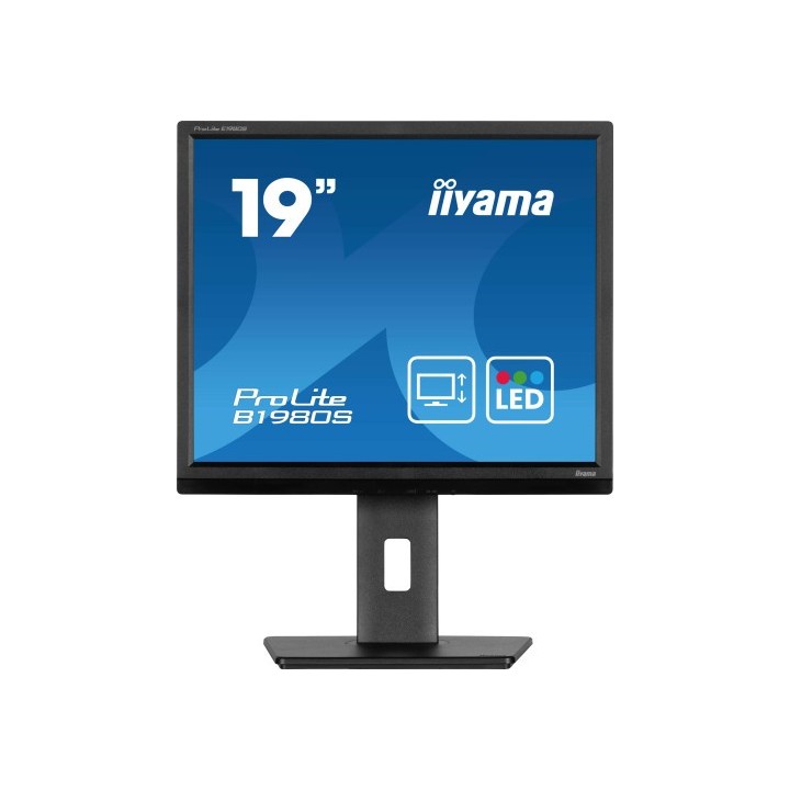 iiyama iiyama prolite b1980s-b1 pantalla para pc 48,3 cm (19) 1280 x 1024 pixeles vga led negro