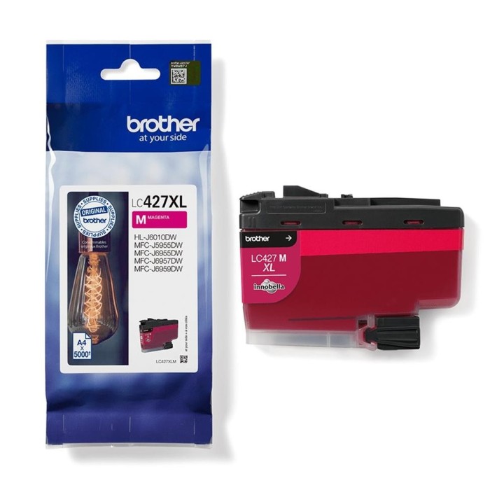 brother cartucho tinta canon lc427xlm magenta