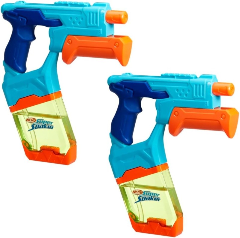hasbro 2 pistolas hasbro nerf super soaker dunk fill pk 2
