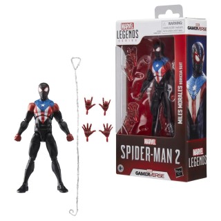 hasbro figura hasbro marvel legends series spider - man 2 miles morales (boricua suit)