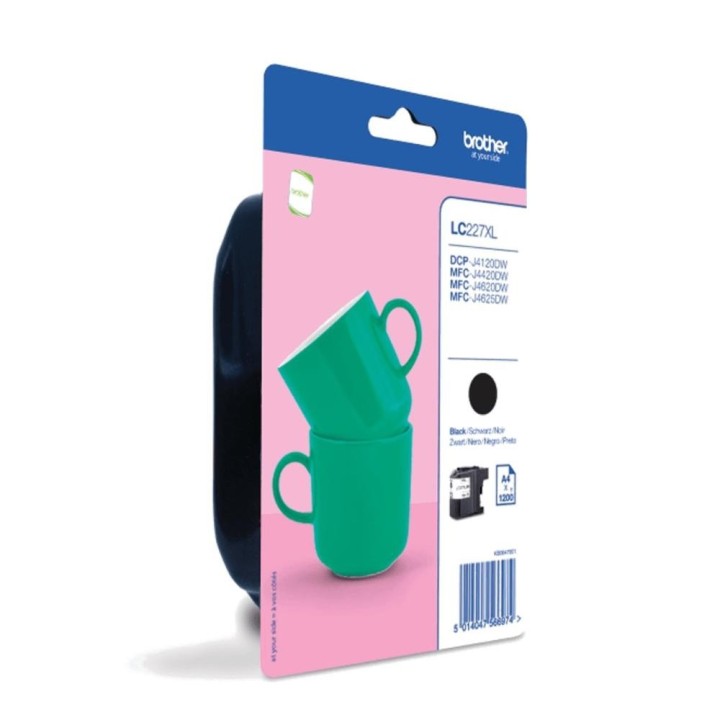 brother cartucho tinta canon lc227xlbkbp negro